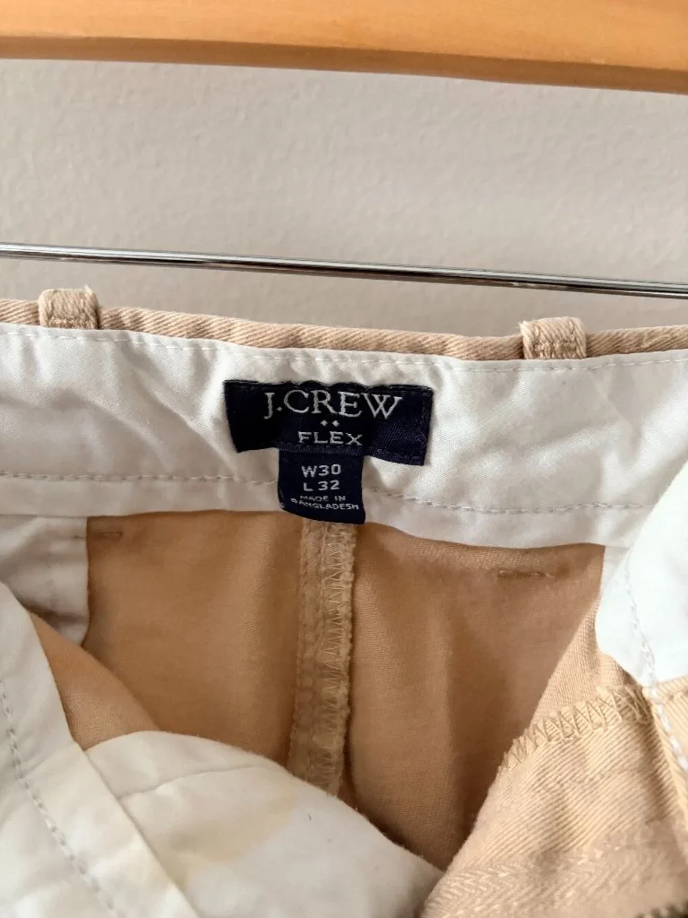 Men's J. Crew Flex Khakis
